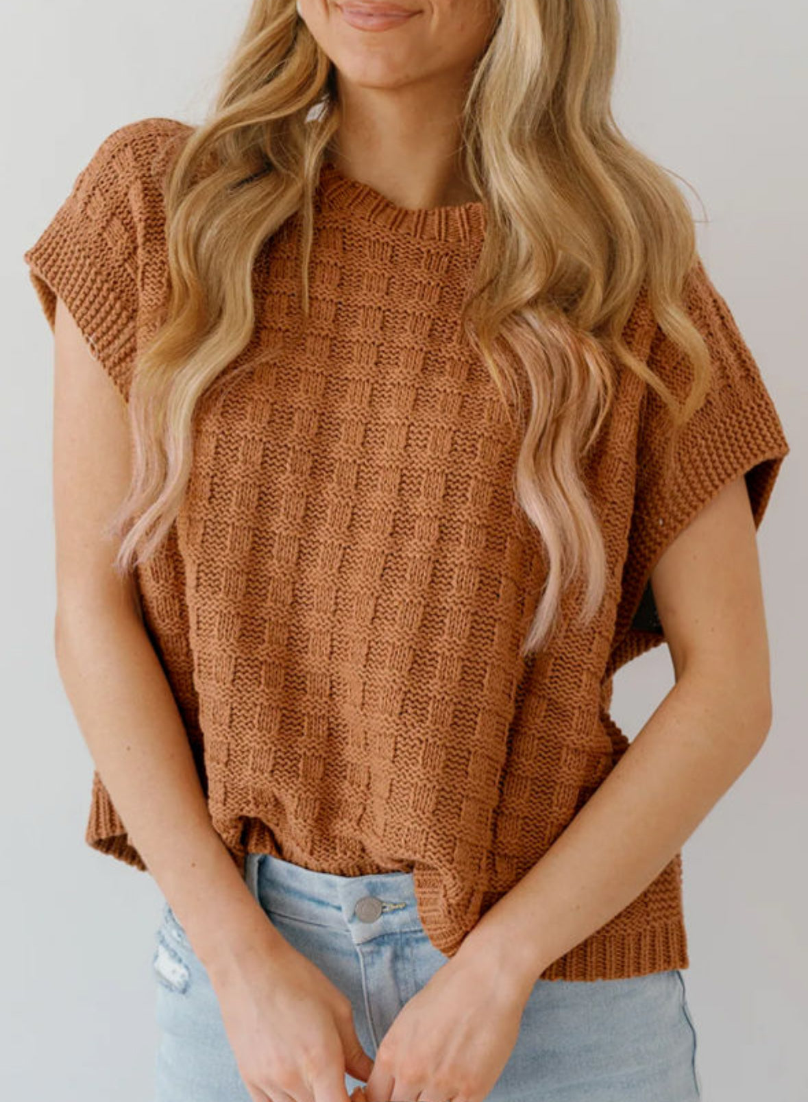 Chestnut summer sweater