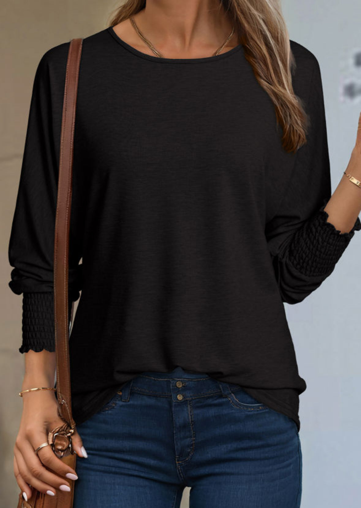 Black elastic sleeve