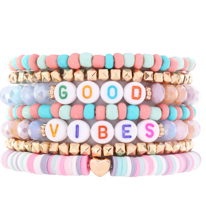 Good vibes bracelet set