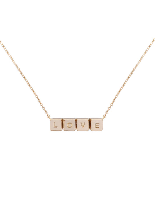 Love necklace gold