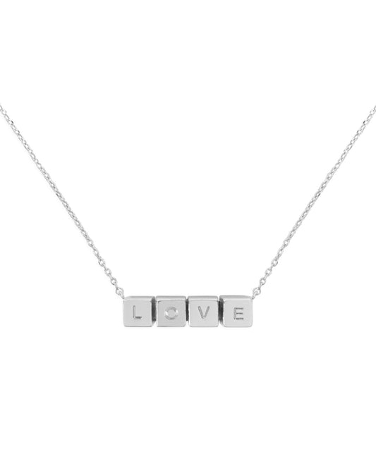 Love necklace silver