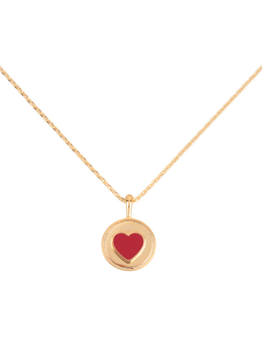 Red heart necklace