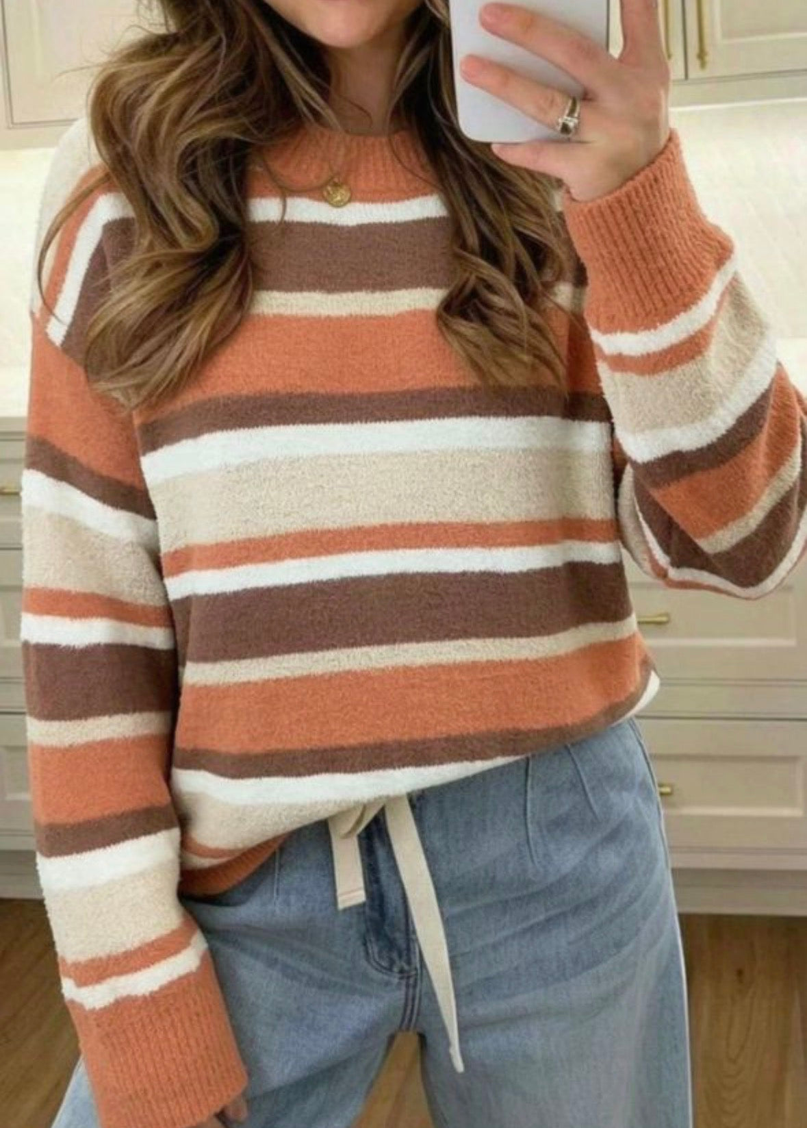 Orange/brown fall sweater