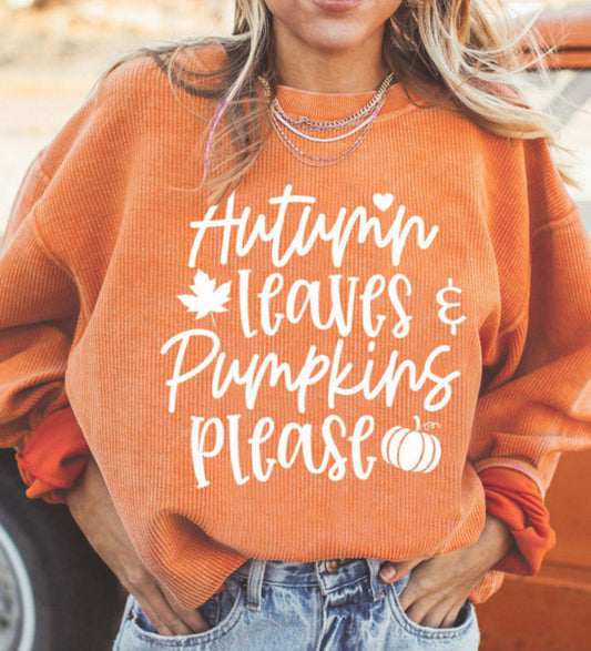 Autumn leaves graphic