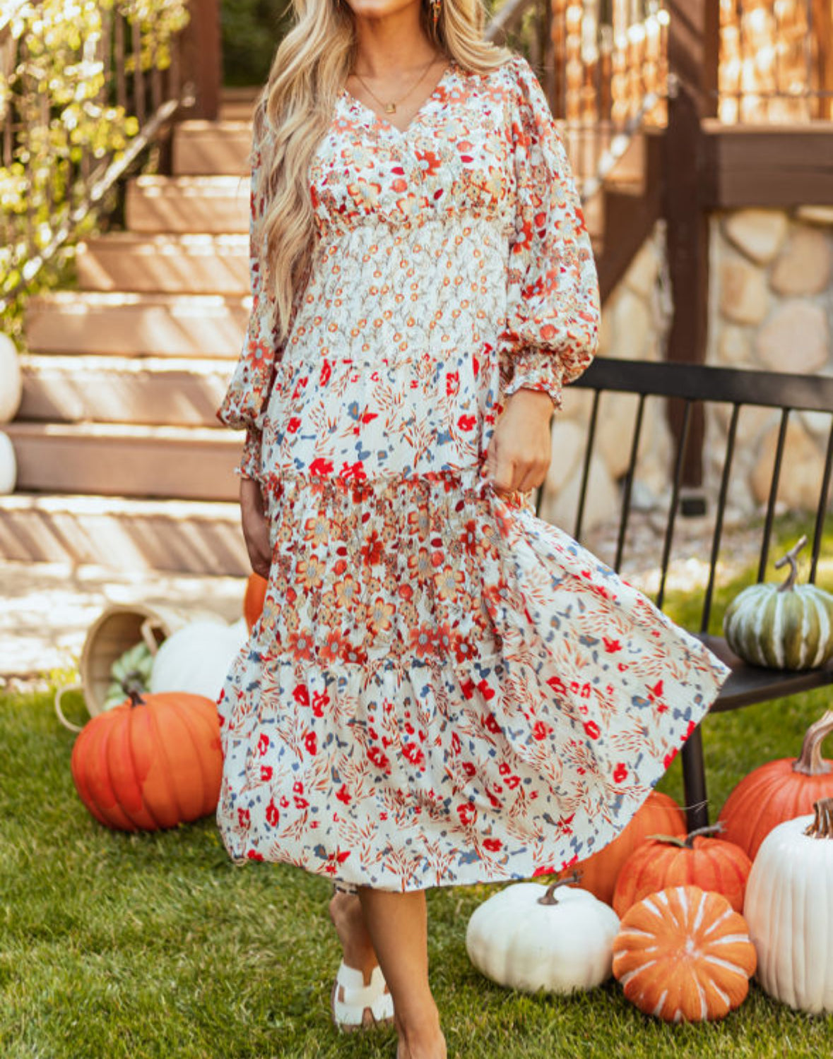 Fall midi dress