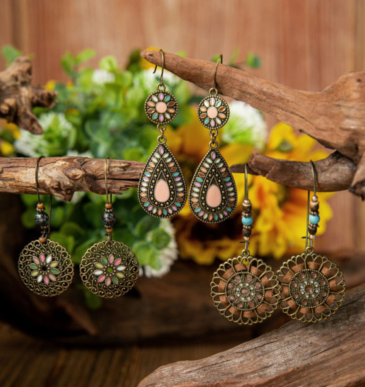 Boho brown disc