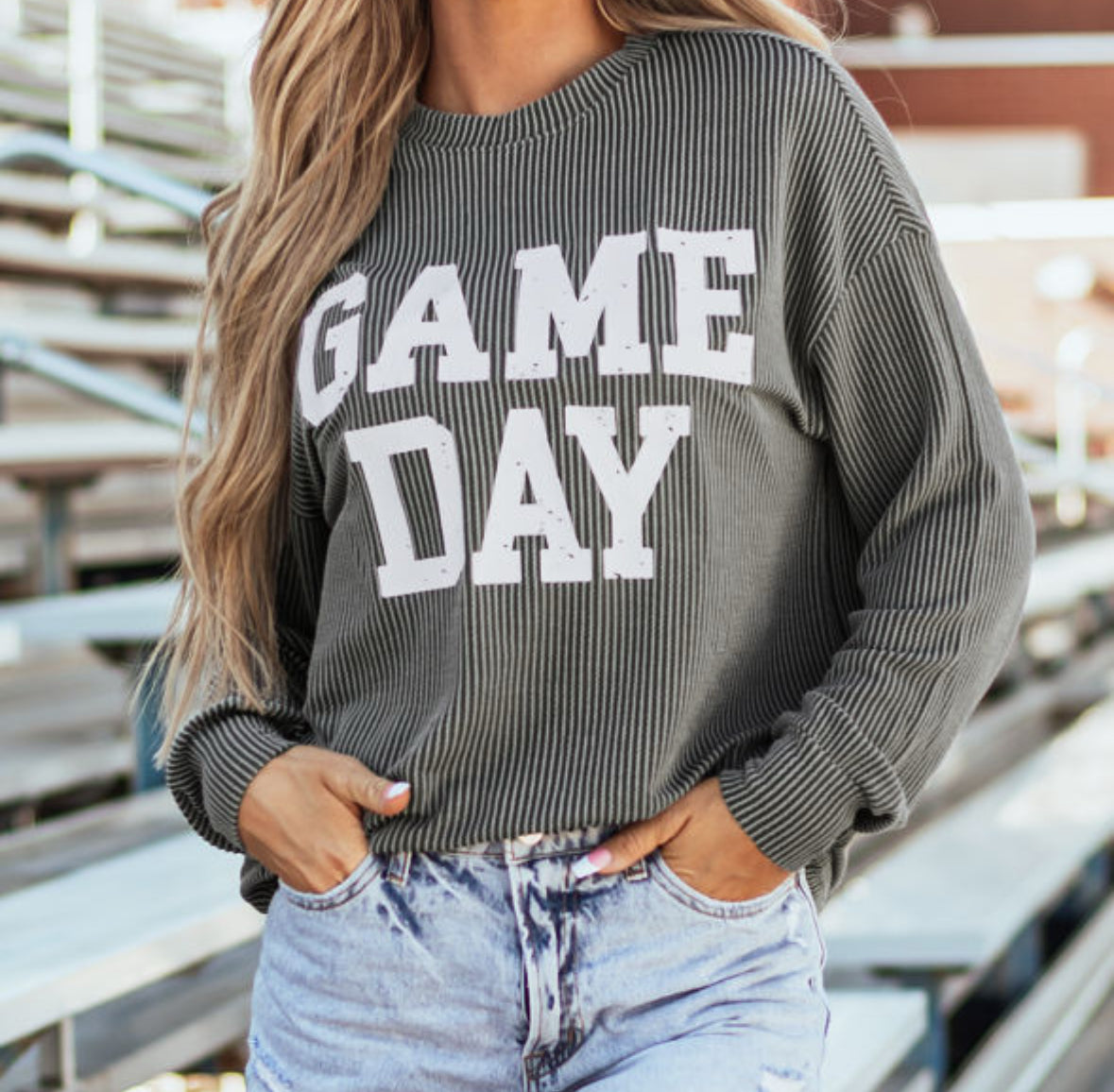 Game day-textured gray