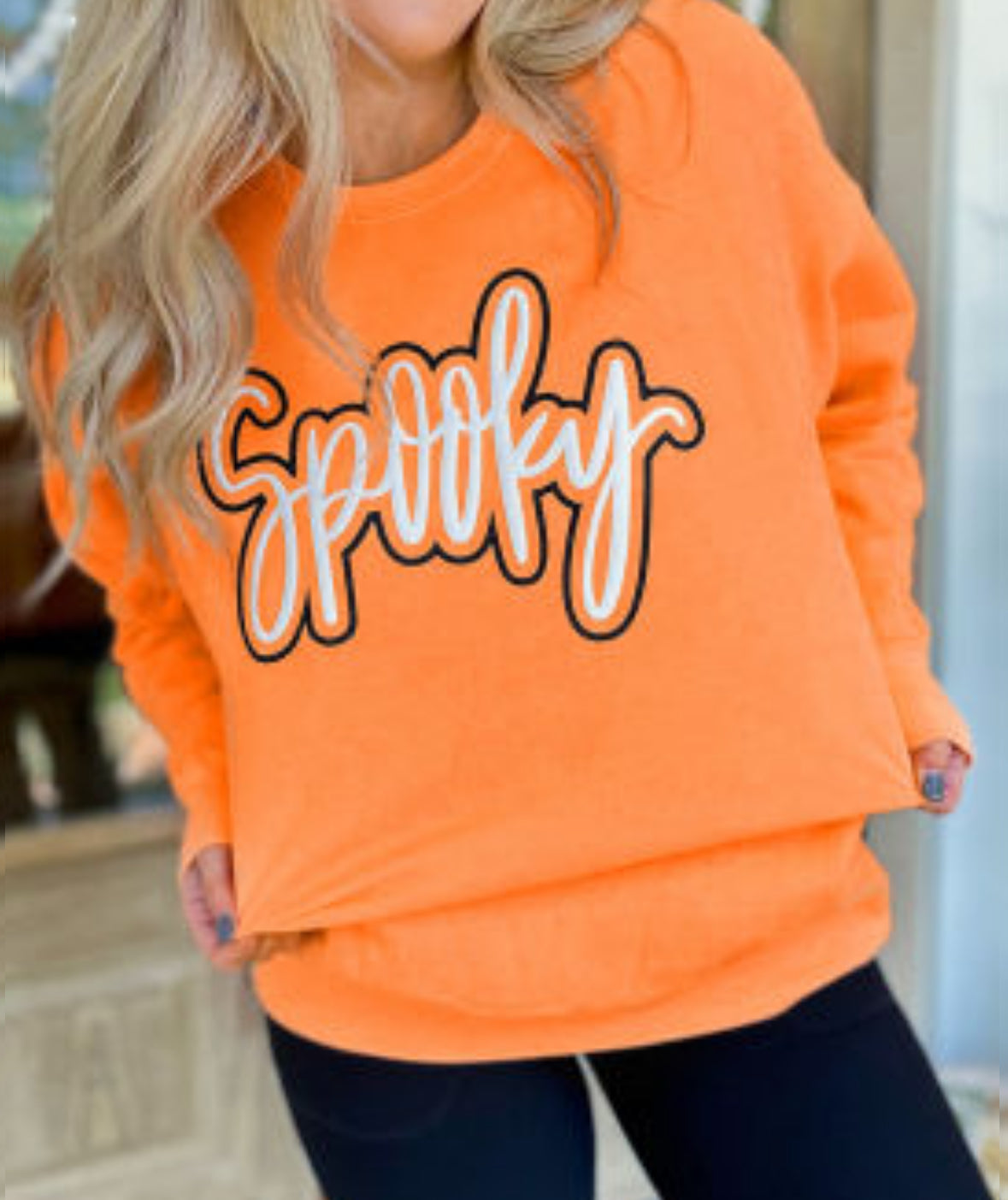 Orange Spooky sweatshirt