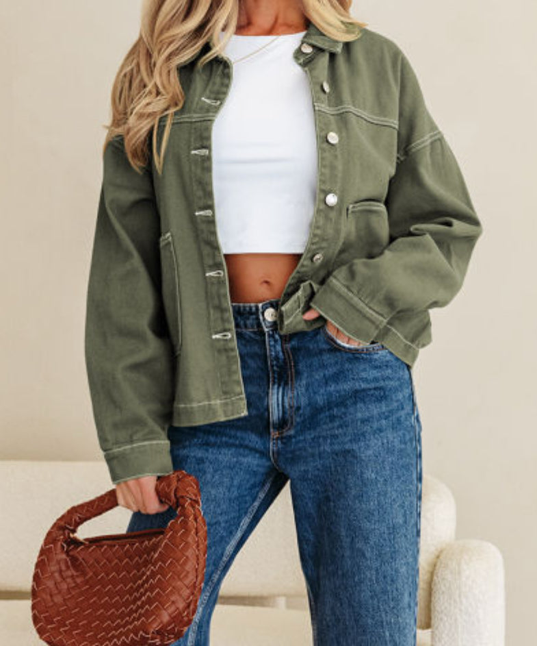 Army green jacket