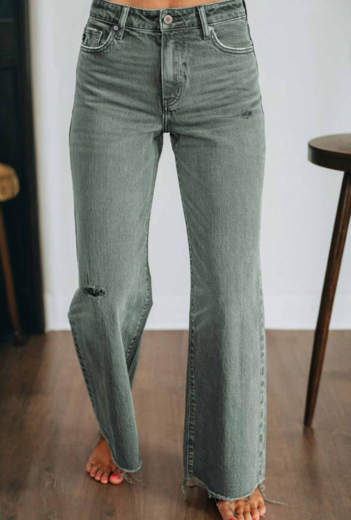 Green jeans-full length